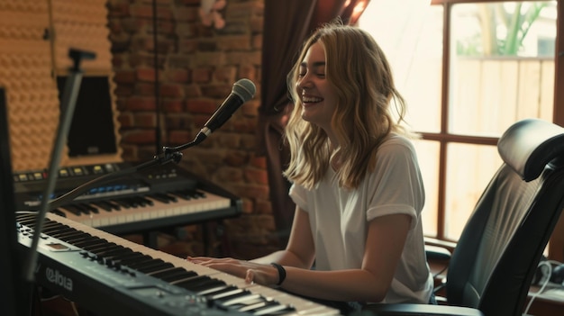 One-on-one singing coaching session focusing on vocal range expansion and technique